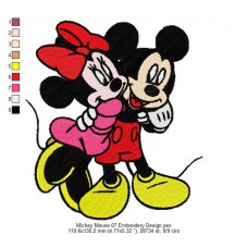 Mickey Mouse 07 Embroidery Design